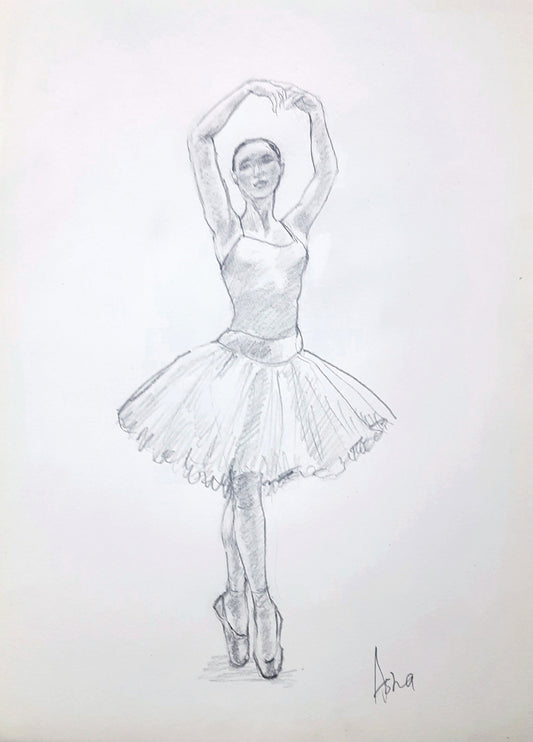 Ballerina 11 Pencil sketch