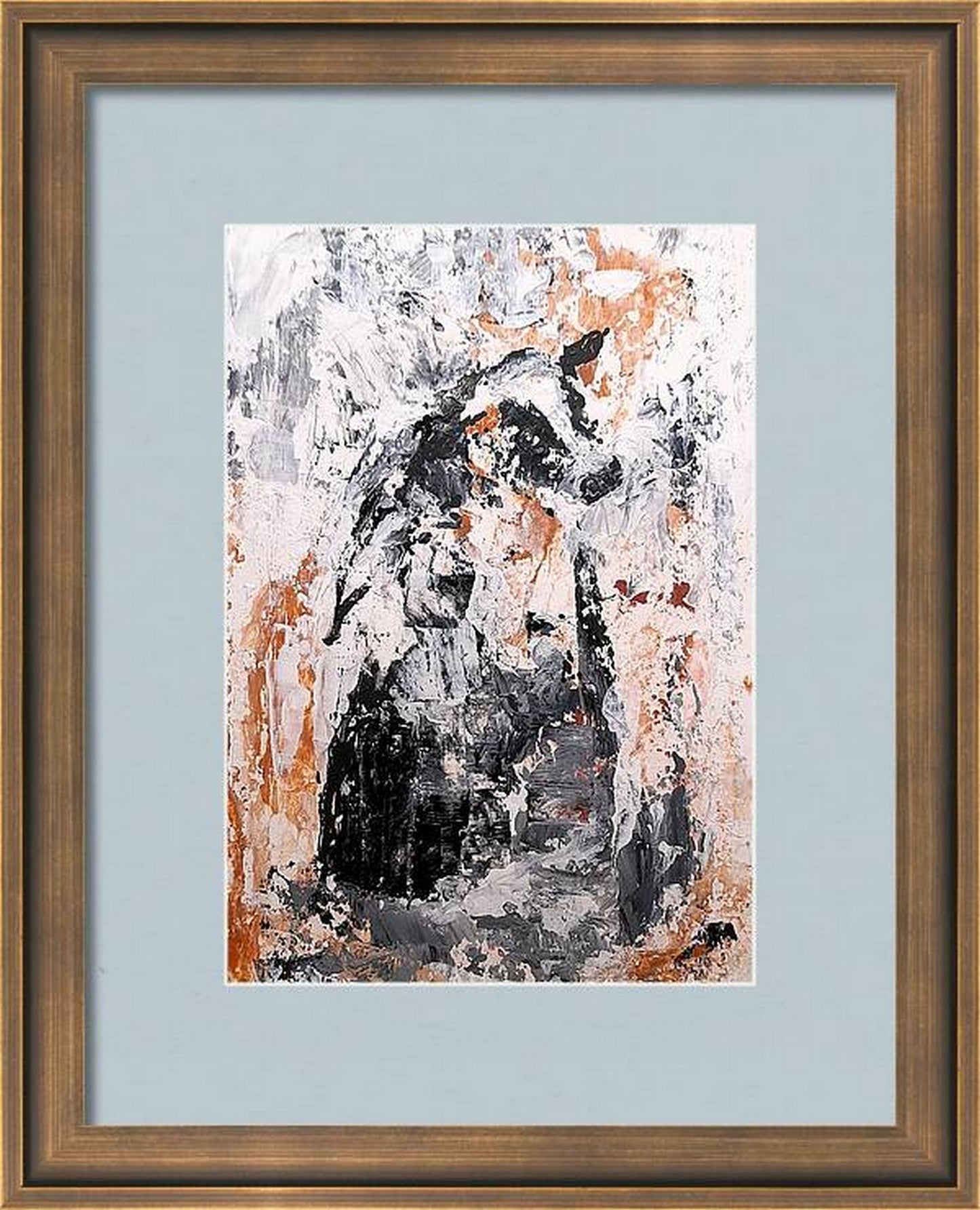 Holy cow expressive abstract art virtual  frame view