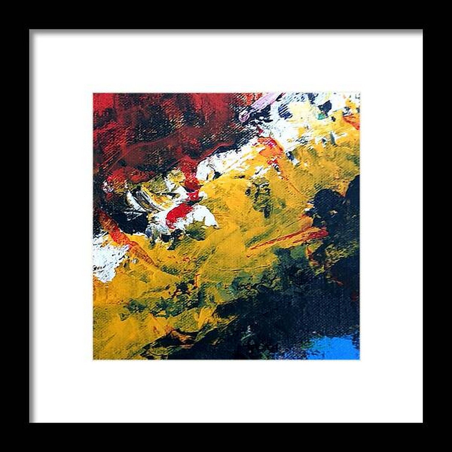 Abstract art comes with this mount
